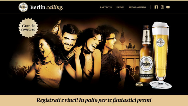 Berlin Calling: La birra tedesca Warsteiner sceglie Berlino per il suo concorso